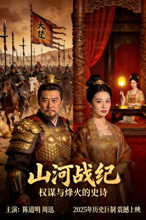 历史剧集海报 - 古代战争与宫廷剧情，主演为历史剧演员